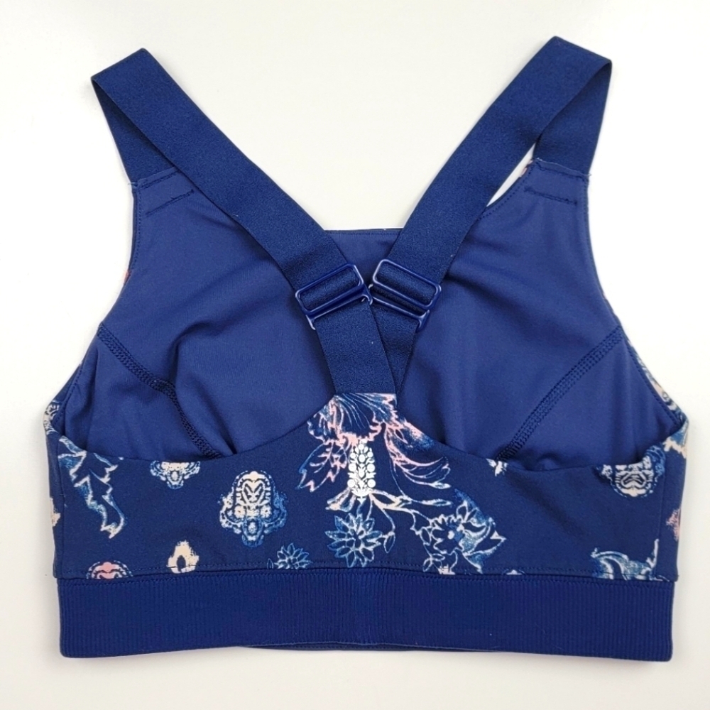 Free People Movement Floral Freestyle Athletic Sports Bra S - Picture 2 of 7